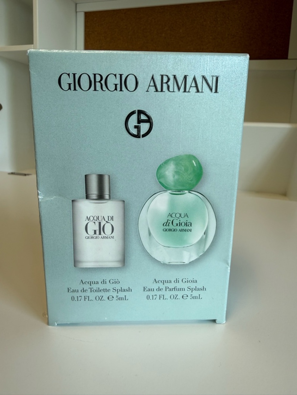 Giorgio Armani Acqua di Giò & Acqua di Gioia Set, NEW